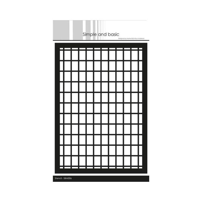 Simple and basic Stencil "Small Rectangles - Add-On for #SBD494" SBM006