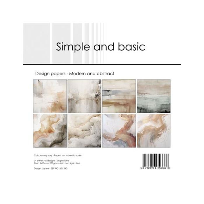 Simple and Basic Design Papers "Modern and abstract" SBP540