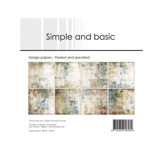 Simple and Basic Design Papers "Peeled and speckled" SBP541