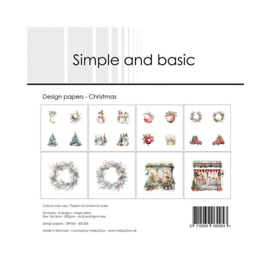 Simple and Basic Design Papers "Christmas" SBP554