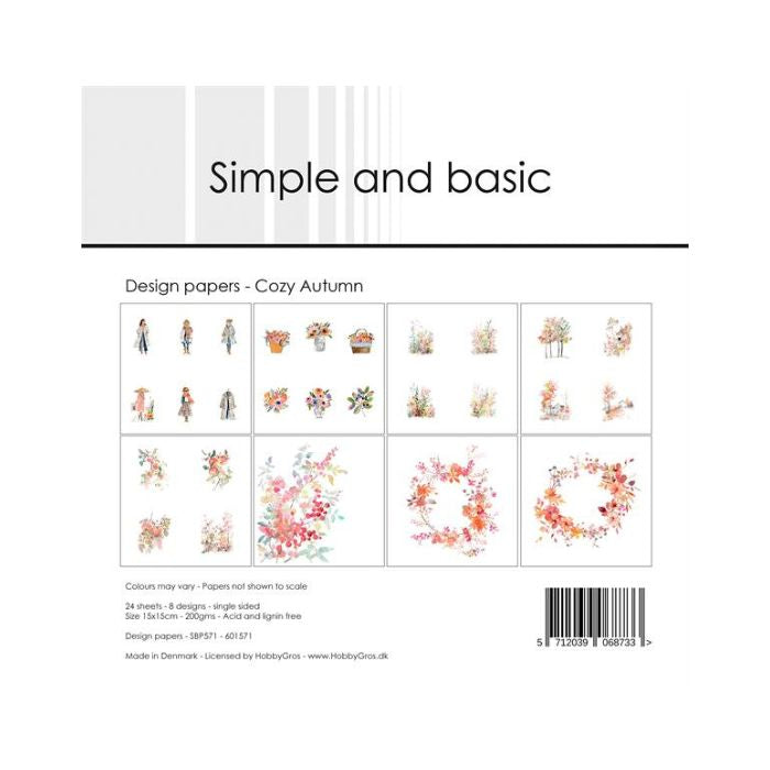 Simple and Basic Design Papers "Cozy Autumn" SBP571