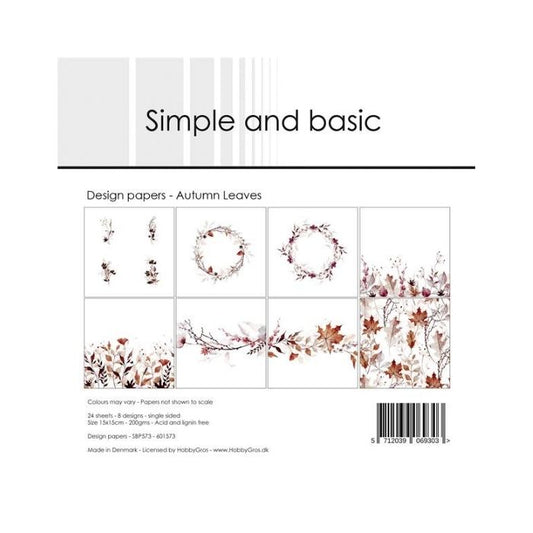 Simple and Basic Design Papers "Autumn Leaves" SBP573