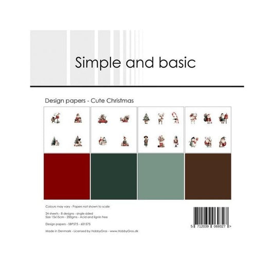 Simple and Basic Design Papers "Cute Christmas" SBP575