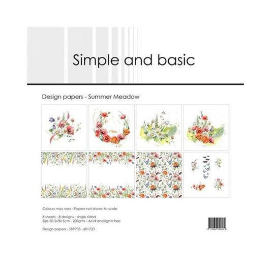 Simple and Basic Design Papers "Summer Meadow" SBP733
