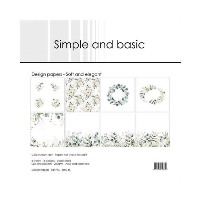 Simple and Basic Design Papers "Soft and elegant" SBP745
