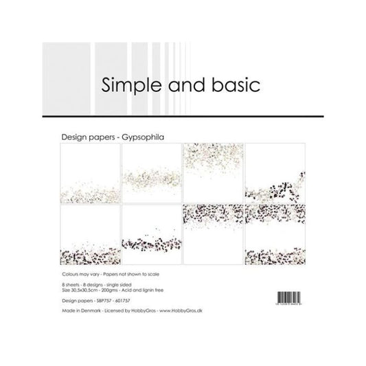 Simple and Basic Design Papers "Gypsophila" SBP757