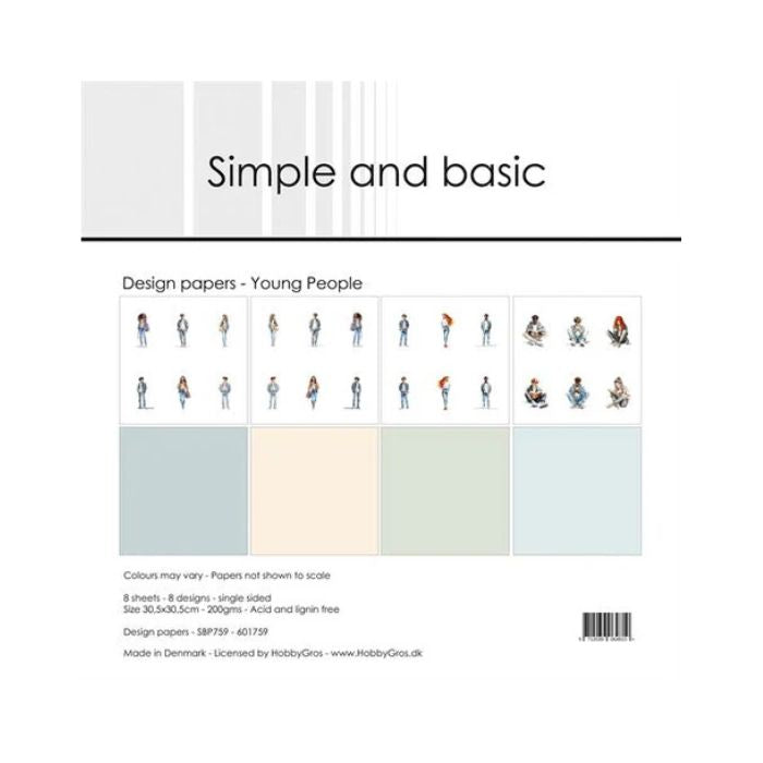 Simple and Basic Design Papers "Young People" SBP759