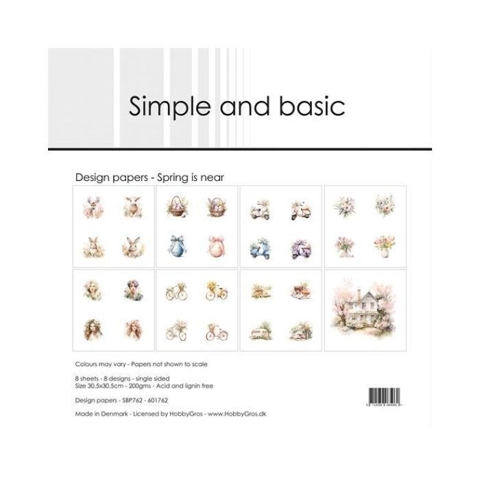 Simple and Basic Design Papers "Spring is near" SBP762