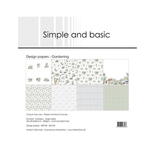 Simple and Basic Design Papers "Gardening" SBP769