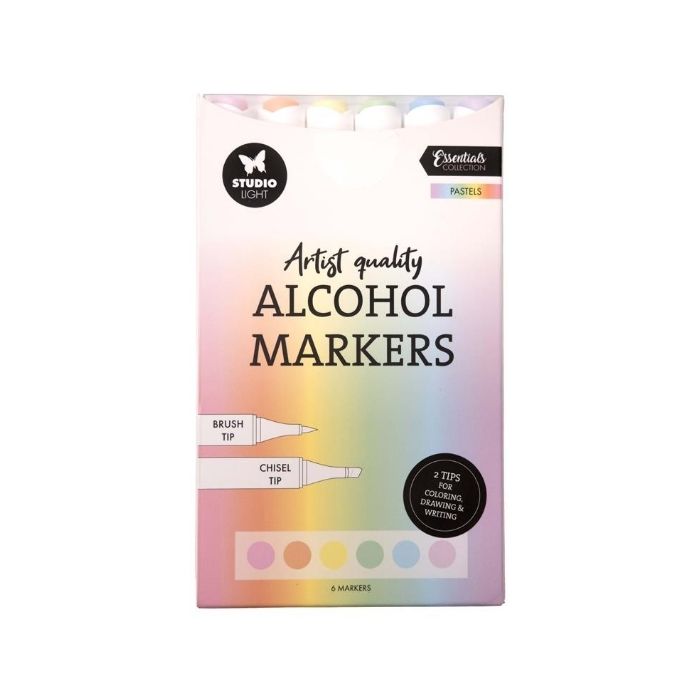 Studio Light Alcohol Markers Pastels 6pcs SL-CO-MARK36