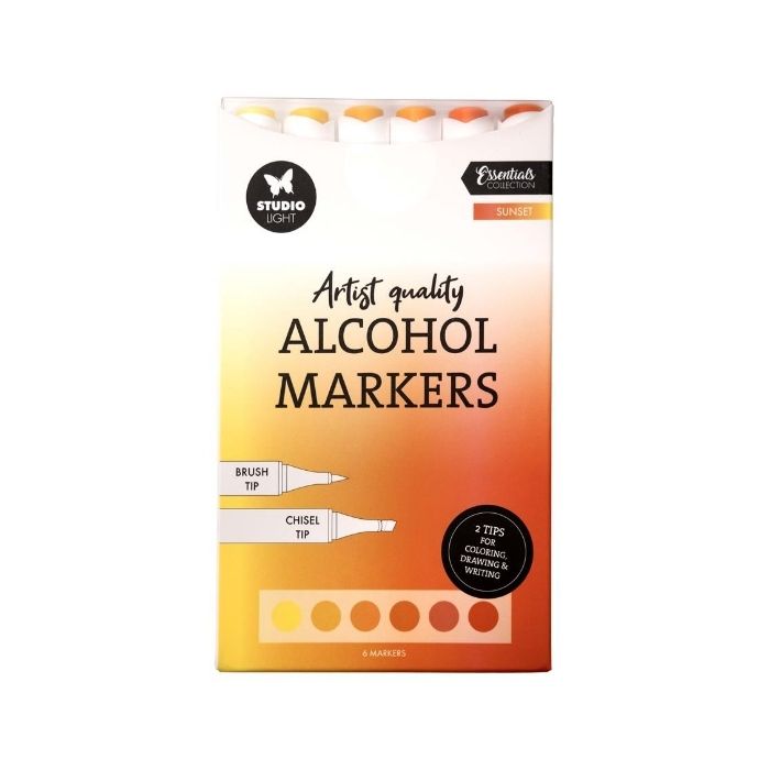 Studio Light Alcohol Markers Sunset 6pcs SL-CO-MARK38