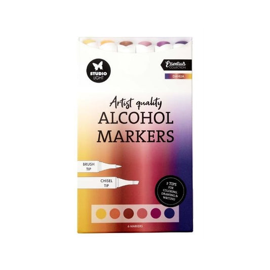 Studio Light Alcohol Markers Dahlia 6pcs SL-CO-MARK39