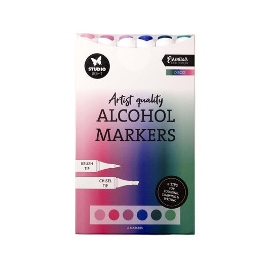 Studio Light Alcohol Markers Disco 6pcs SL-CO-MARK40