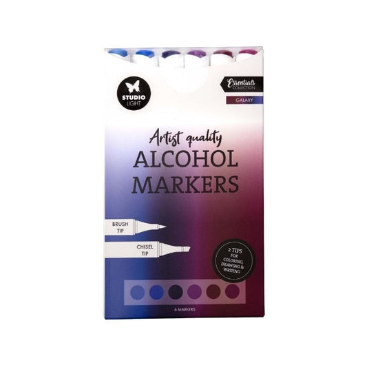 Studio Light Alcohol Markers Galaxy 6pcs SL-CO-MARK45