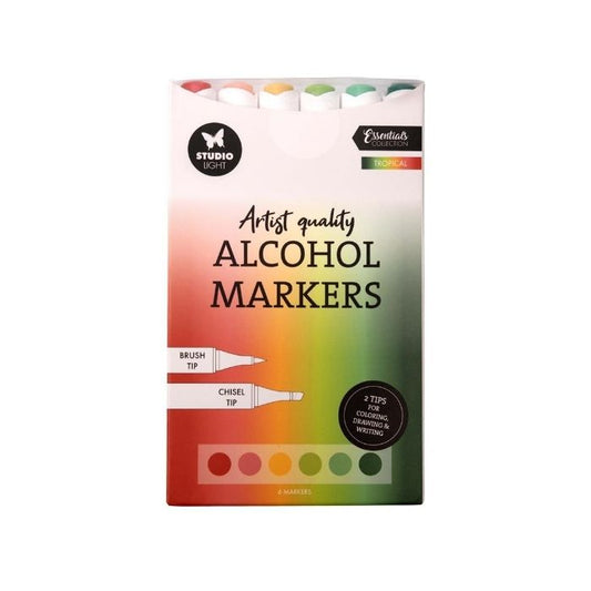 Studio Light Alcohol Markers Tropical 6pcs SL-CO-MARK46