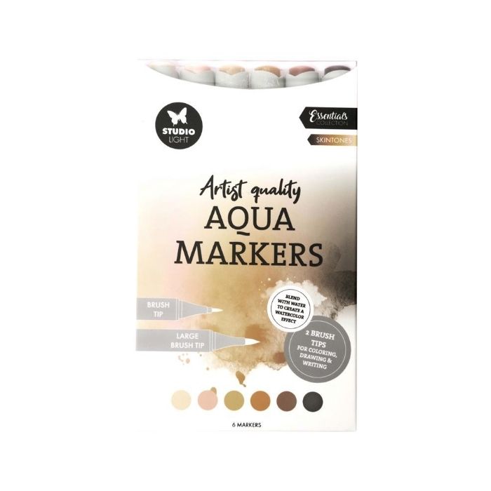 Studio Light Aqua Markers Skintones 6pcs SL-CO-MARK50