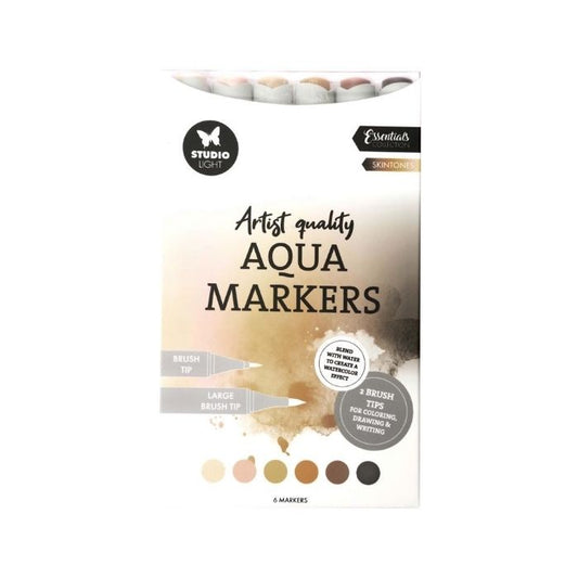 Studio Light Aqua Markers Skintones 6pcs SL-CO-MARK50