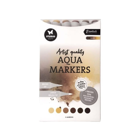 Studio Light Aqua Markers Bark 6pcs SL-CO-MARK56