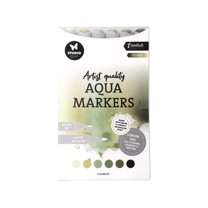 Studio Light Aqua Markers Foliage 6pcs SL-CO-MARK58