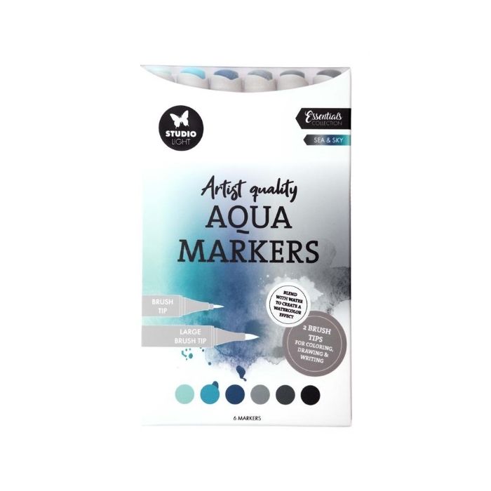 Studio Light Aqua Markers Sea & Sky 6pcs SL-CO-MARK59