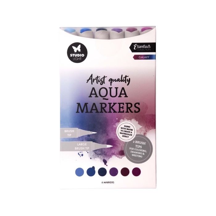 Studio Light Aqua Markers Galaxy 6pcs SL-CO-MARK60