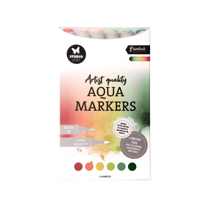 Studio Light Aqua Markers Tropical 6pcs SL-CO-MARK61