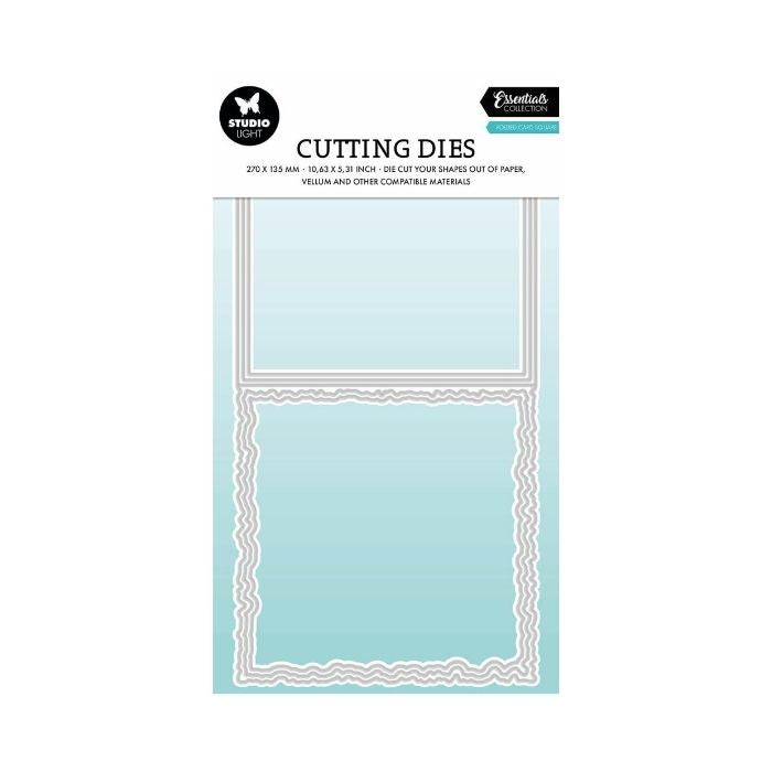 Studio Light Dies "Torn Edge Cardshape square" SL-ES-CD1084