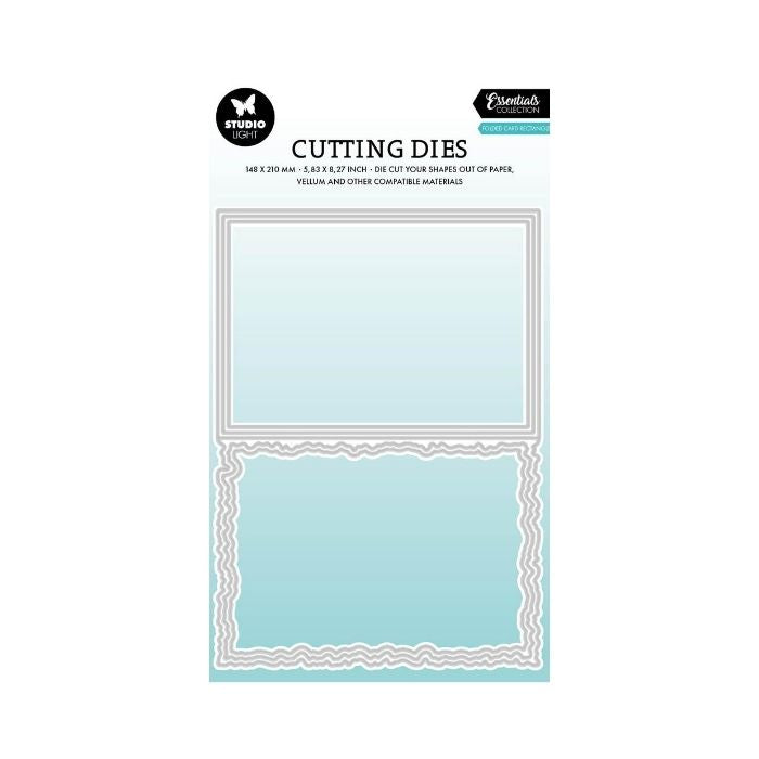 Studio Light Dies  "Torn Edge Cardshape rectangle" SL-ES-CD1085