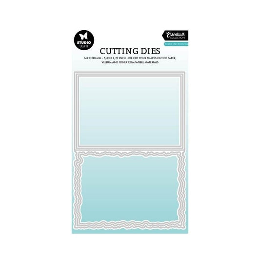 Studio Light Dies  "Torn Edge Cardshape rectangle" SL-ES-CD1085