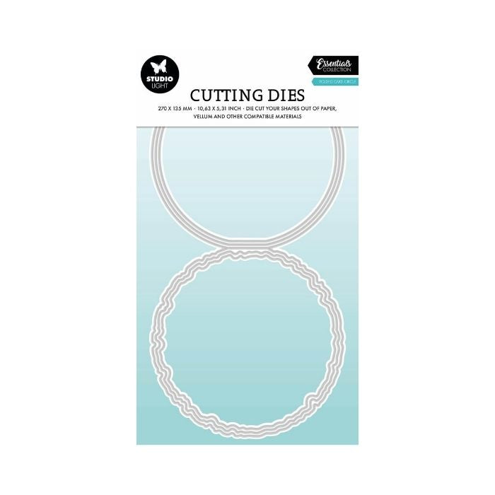 Studio Light Dies "Torn Edge Card stand round" SL-ES-CD1086