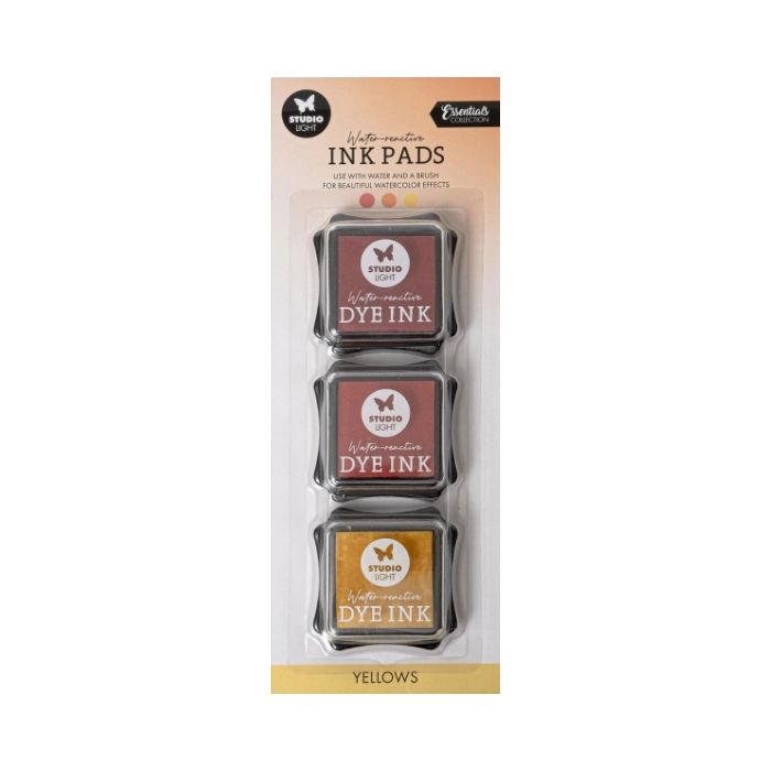 Studio Light Water-reactive Ink Pads Yellows SL-ES-INKP14