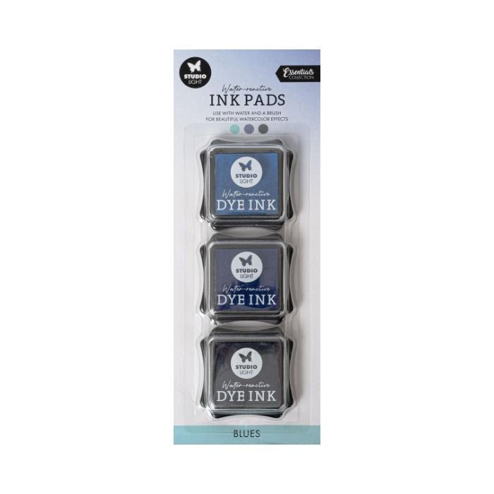 Studio Light Water-reactive Ink Pads Blues SL-ES-INKP15
