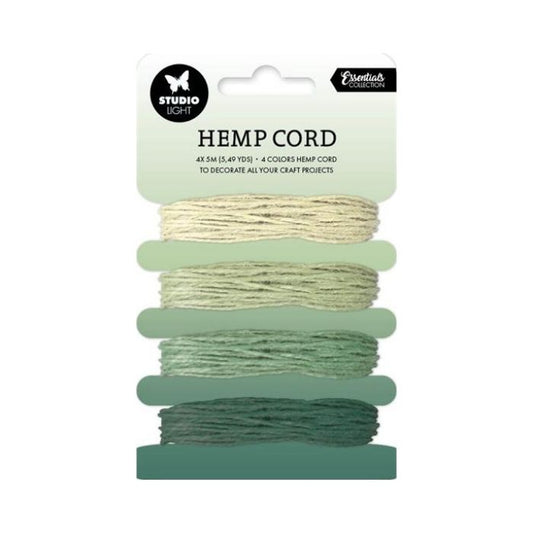 Studio Light Hemp Cord "Shades of green" SL-ES-RIB08