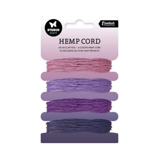 Studio Light Hemp Cord "Shades of purple" SL-ES-RIB16