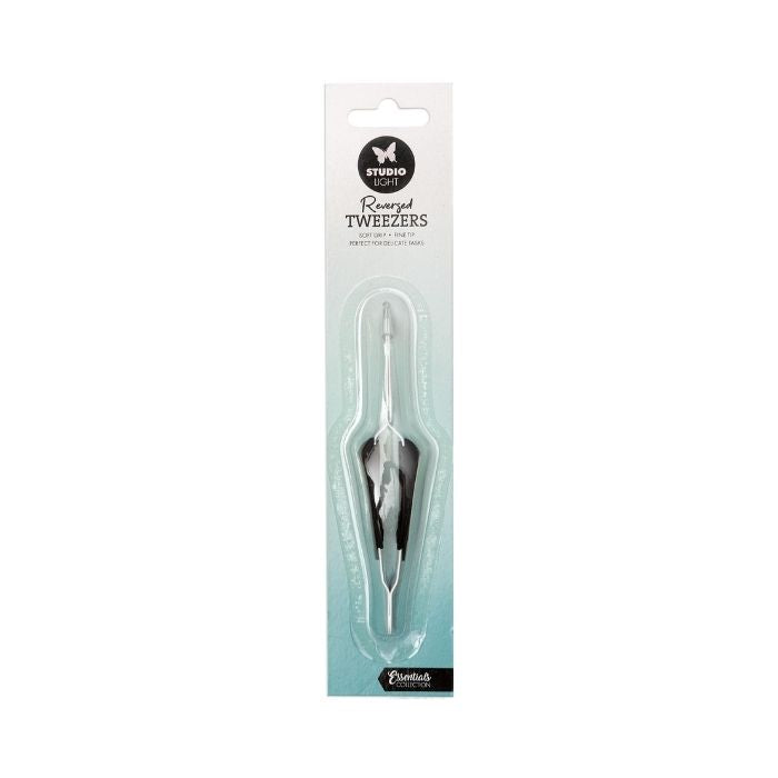 Studio Light Reversed Tweezers soft grip fine tip SL-ES-TWEE03