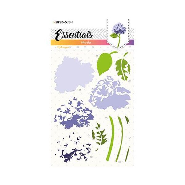 Studio Light Layered Stencil "Hydrangea"