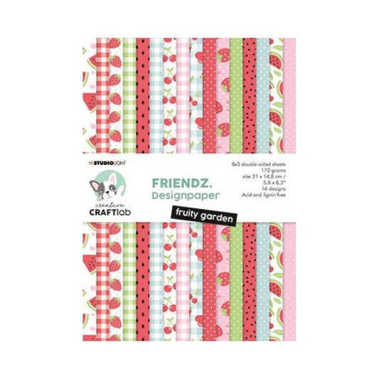 Studio Light Paper Pad "Fruity Garden Friendz"