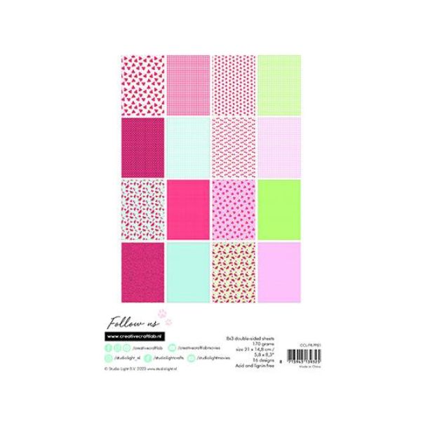 Studio Light Paper Pad "Fruity Garden Friendz"