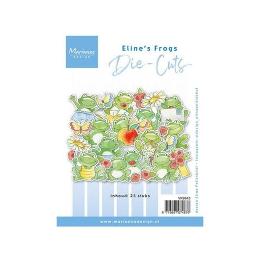 Marianne Design Die-Cuts "Eline's frogs" VK9643